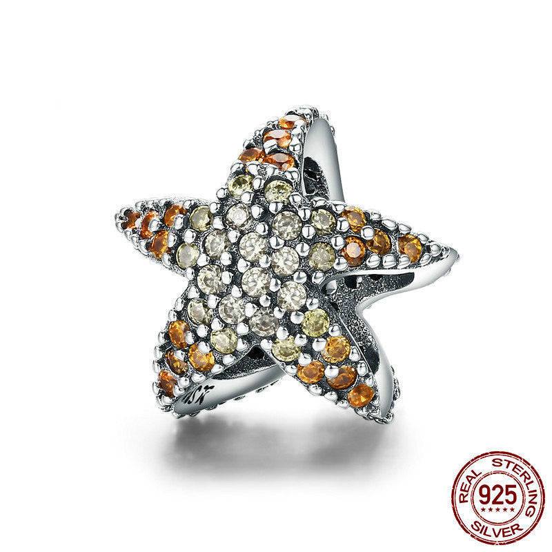 Bracciale argento con perline e charm