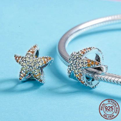 Bracciale argento con perline e charm