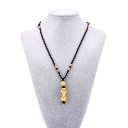 Collana ossidiana Pixiu
