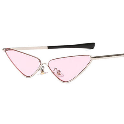 Occhiali da sole cat-eye metallo