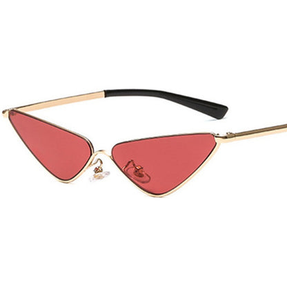 Occhiali da sole cat-eye metallo