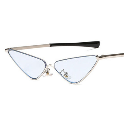 Occhiali da sole cat-eye metallo