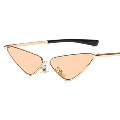 Occhiali da sole cat-eye metallo