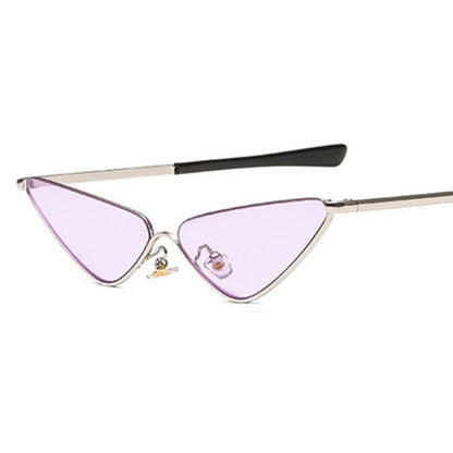 Occhiali da sole cat-eye metallo