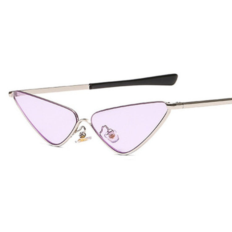 Occhiali da sole cat-eye metallo