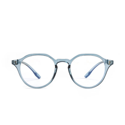 Occhiali rotondi anti-luce blu