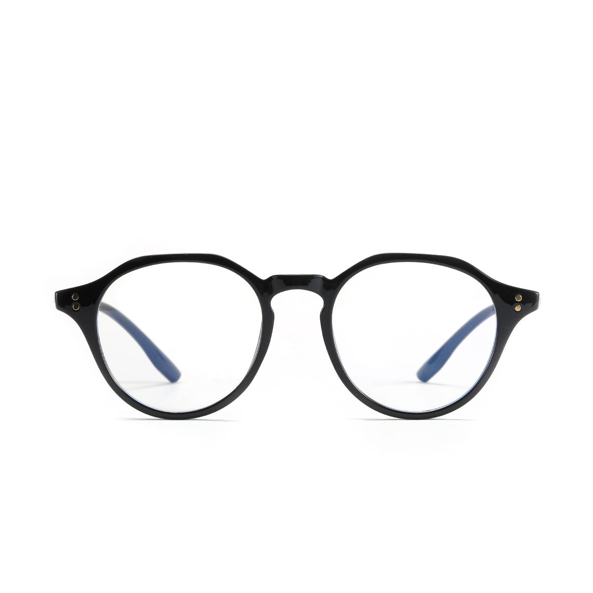 Occhiali rotondi anti-luce blu