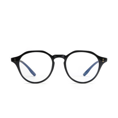 Occhiali rotondi anti-luce blu