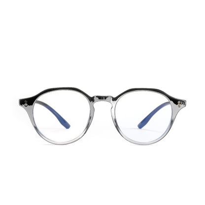 Occhiali rotondi anti-luce blu