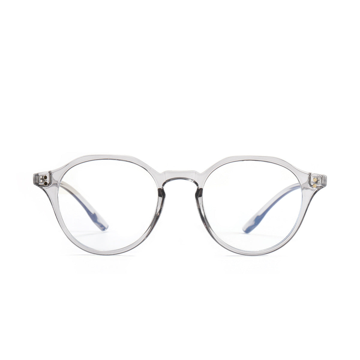 Occhiali rotondi anti-luce blu