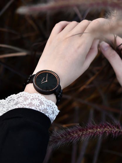 Orologio legno antico zaffiro