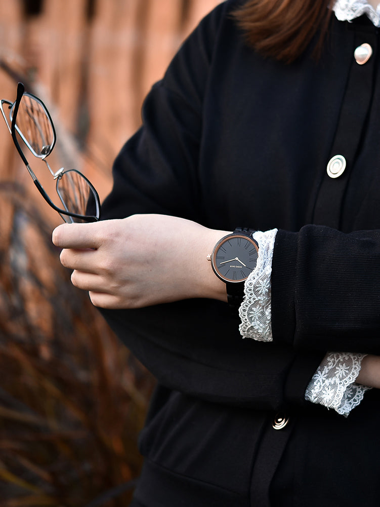 Orologio legno antico zaffiro
