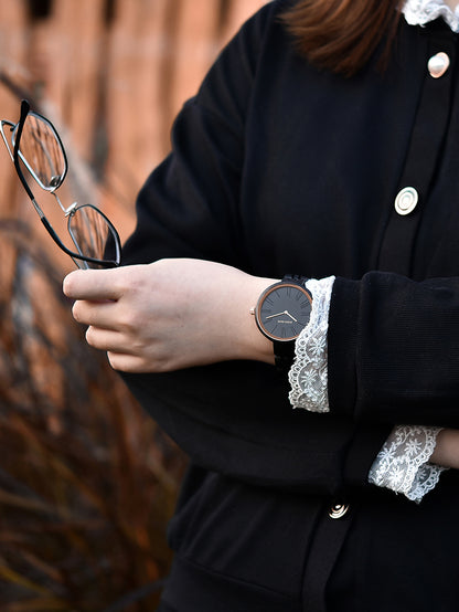 Orologio legno antico zaffiro