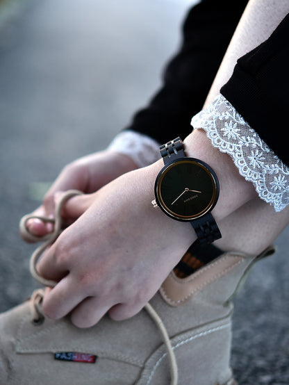 Orologio legno antico zaffiro