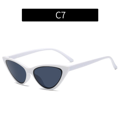 Occhiali da sole cat eye con inserto