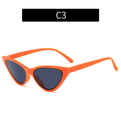 Occhiali da sole cat eye con inserto