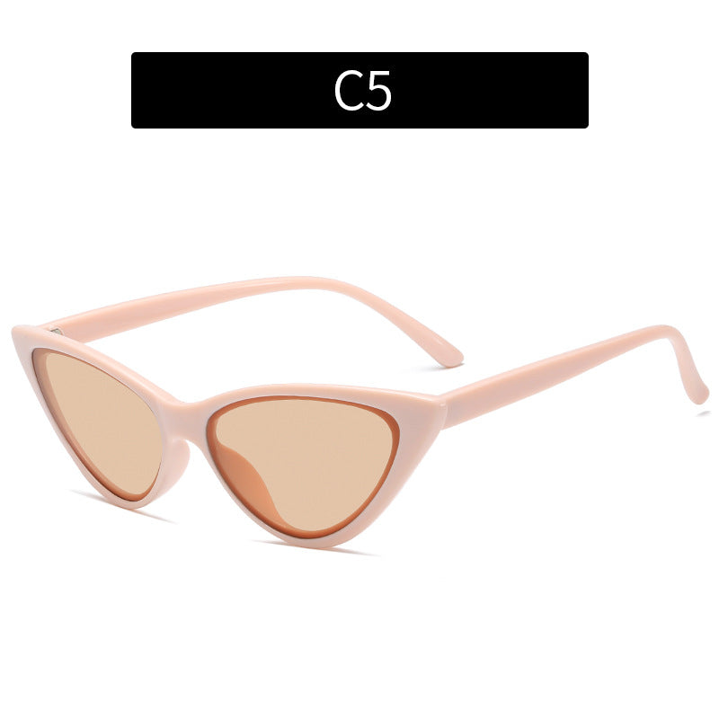 Occhiali da sole cat eye con inserto