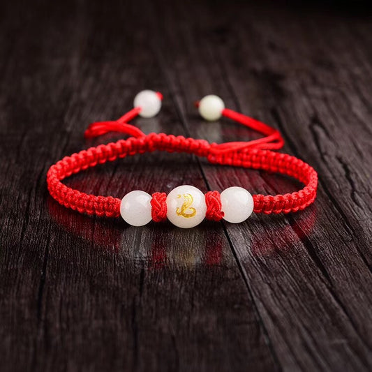 Bracciale zodiaco rosso luminoso