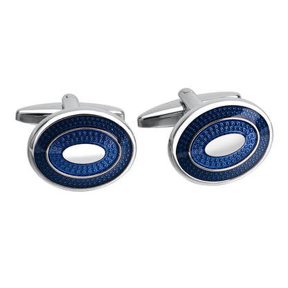 Gemelli ovali blu