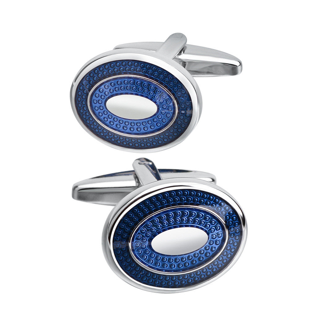 Gemelli ovali blu