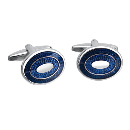 Gemelli ovali blu