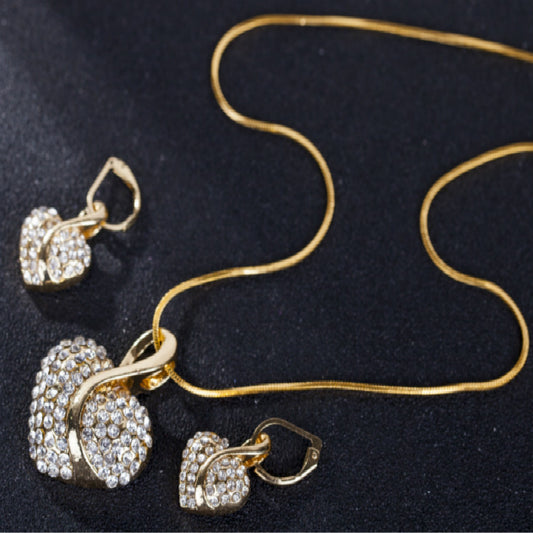 Set cuore diamante