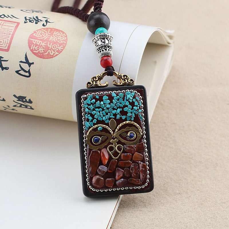 Ciondolo Ebano Thangka