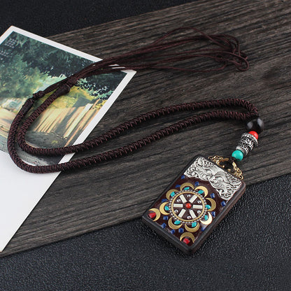 Ciondolo Ebano Thangka