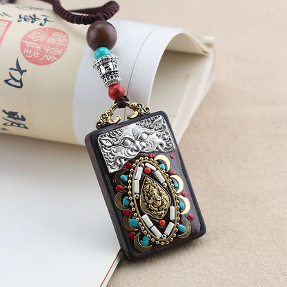 Ciondolo Ebano Thangka