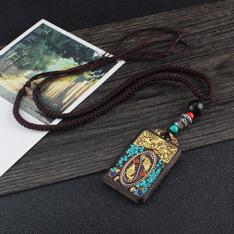 Ciondolo Ebano Thangka