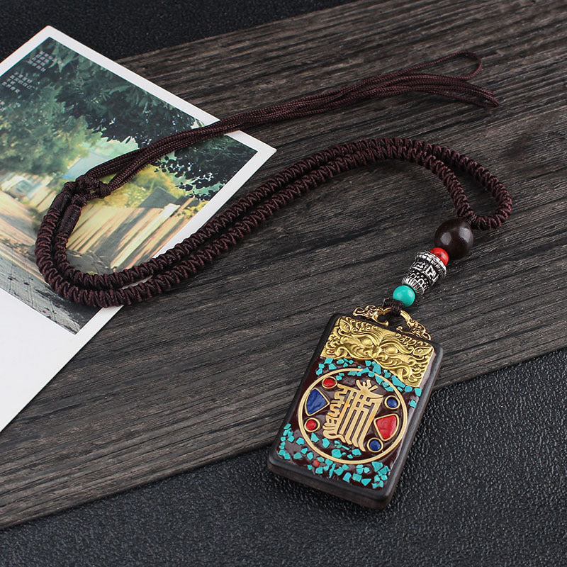 Ciondolo Ebano Thangka