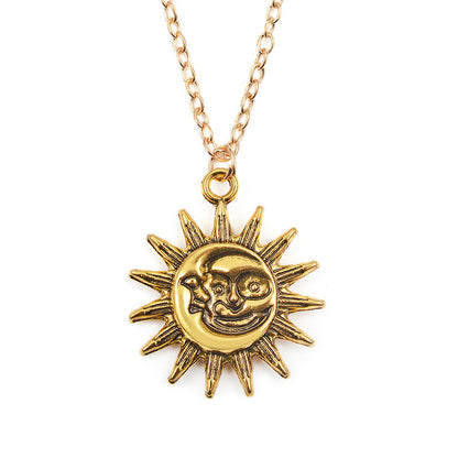 Collana sole sorridente