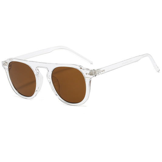 Occhiali aviator trasparenti