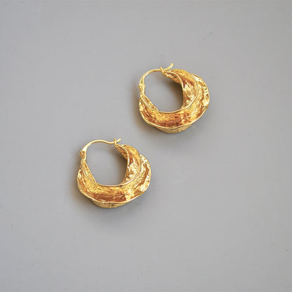 Orecchini retrò oro
