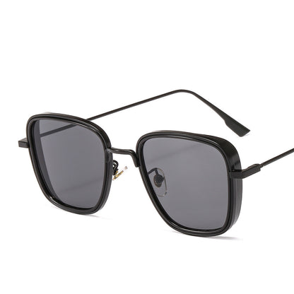 Occhiali da sole quadrati in metallo punk