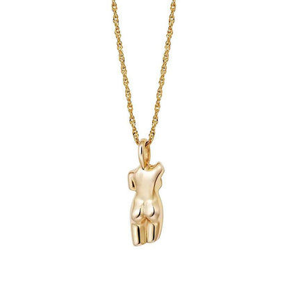 Collana viso astratto