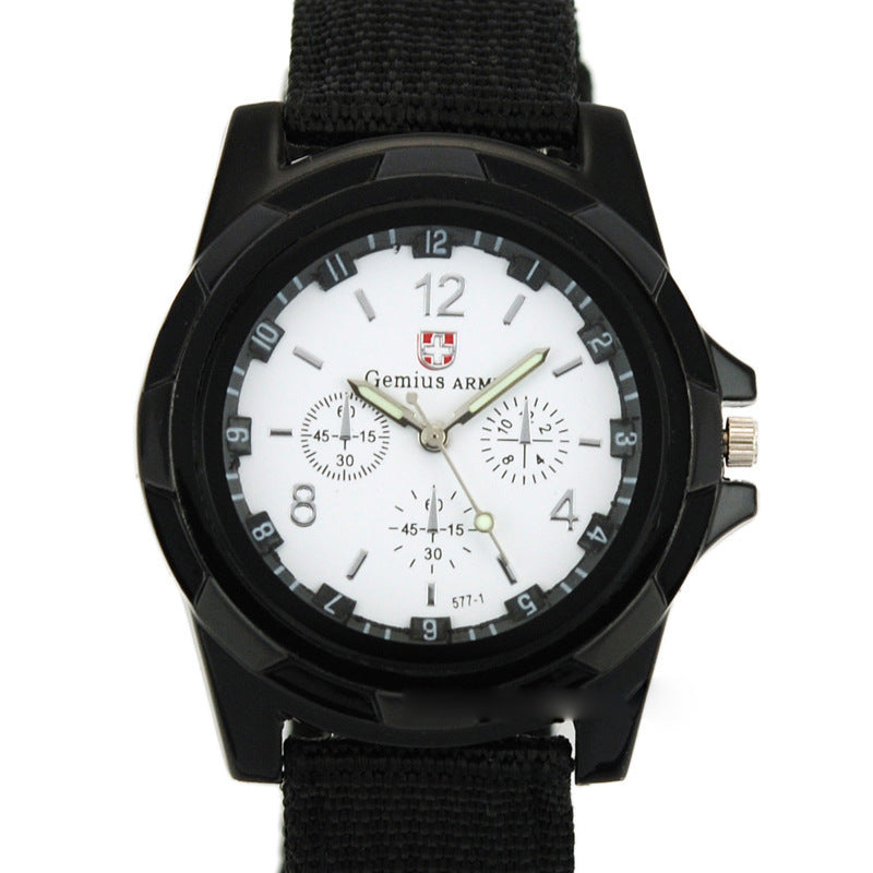 Orologio cinturino intrecciato nylon
