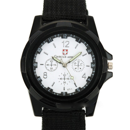 Orologio cinturino intrecciato nylon