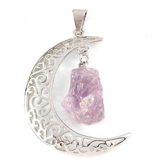 Collana Luna e Stelle cristallo naturale