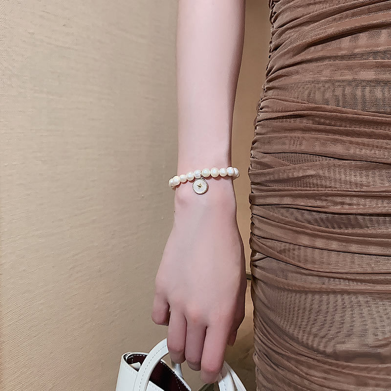 Bracciale perla stella barocca