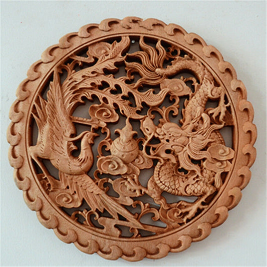 Ciondolo legno intagliato