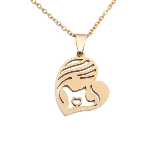 Collana Mamma titanio