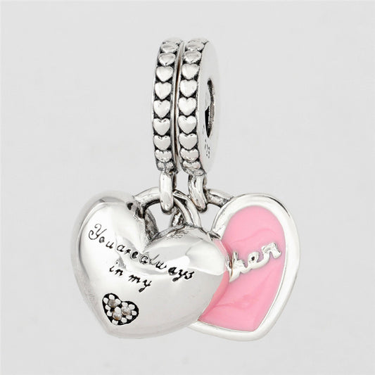 Bracciale charm con cuore