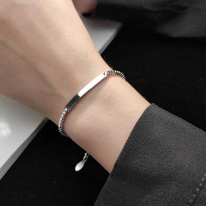 Bracciale amicizia argento