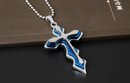 Collana croce da uomo