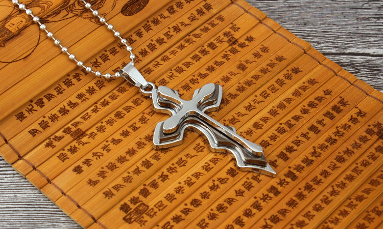 Collana croce da uomo