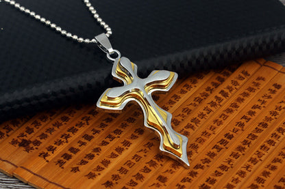 Collana croce da uomo