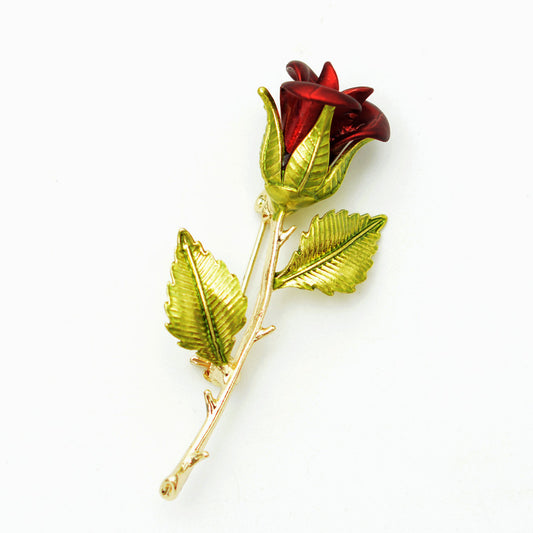 Spilla ape e rosa perle