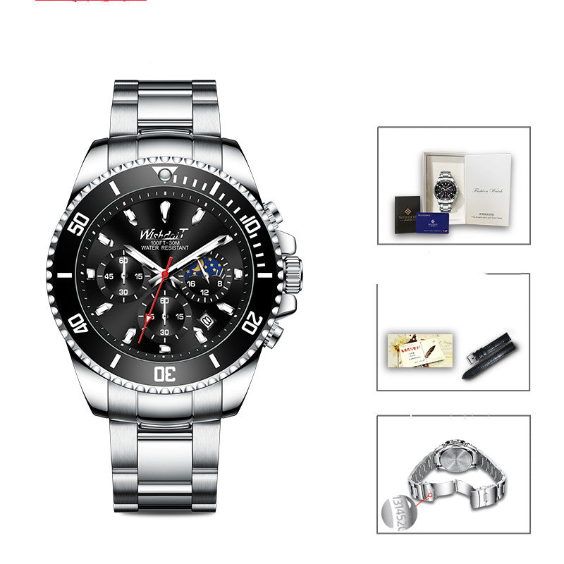Orologio uomo automatico verde impermeabile