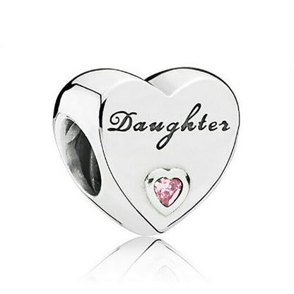 Charm cuore rosa